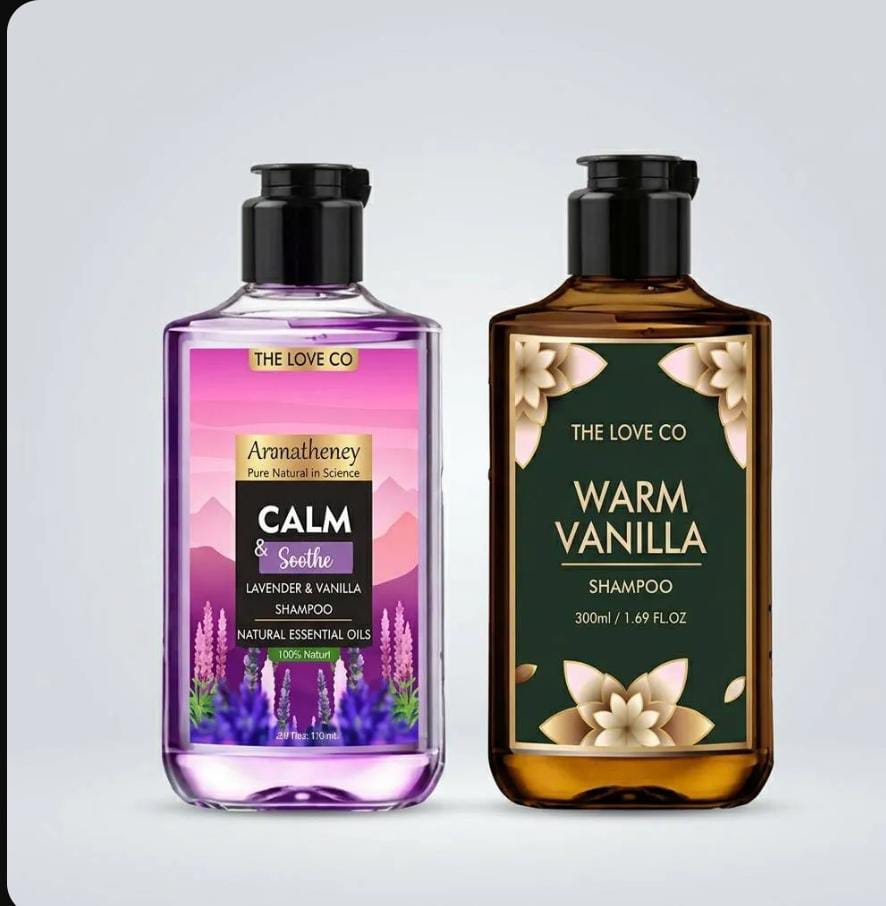 Combo Of Lavender Shampoo & Vanilla Shampoo -100ml (Free Delivery)