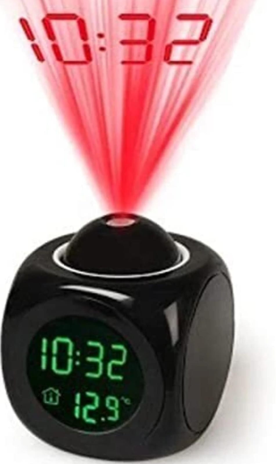 Digital LCD Voice Talkinig LED Projection Alarm Clock