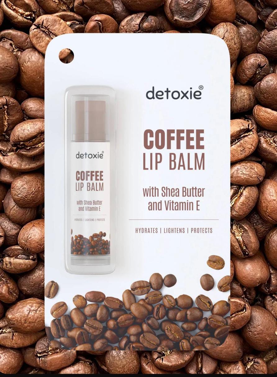 “Detoxie Coffee Lip Balm”with shea butter (FREE DELIVERY 🚚)