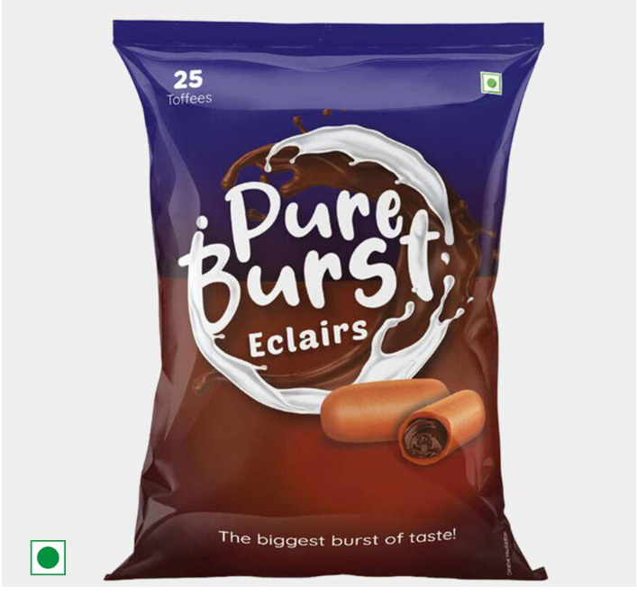 Pure Burst Choco Eclairs 140g