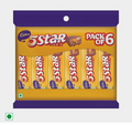 Cadbury 5 Star Chocolate Bar (Pack of 6)