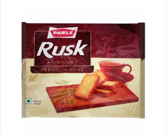 Parle Real Elaichi Premium Rusk 182 g (Pack)