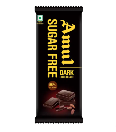 Amul Sugarfree Dark Chocolate
