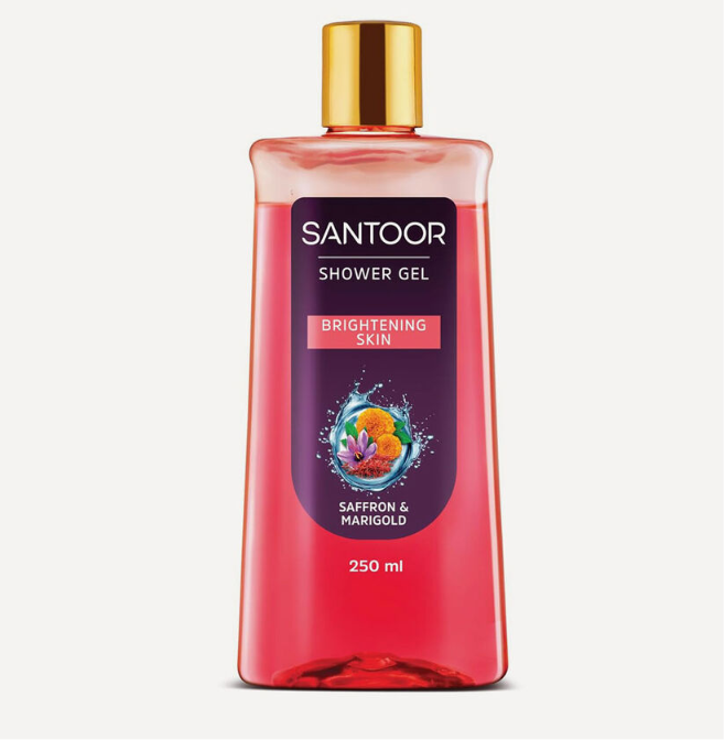 Santoor Saffron & Marigold Bodywash 250ml