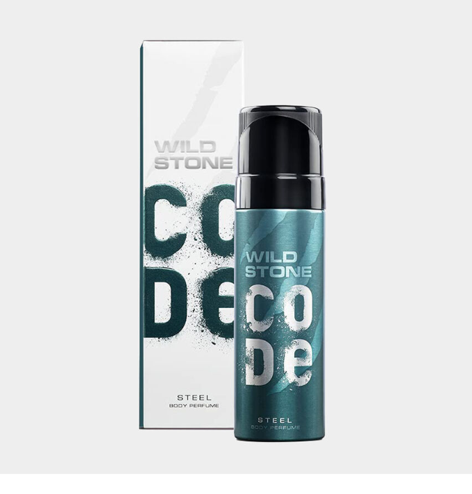 Wild Stone Code Steel No Gas Body Perfume for Men