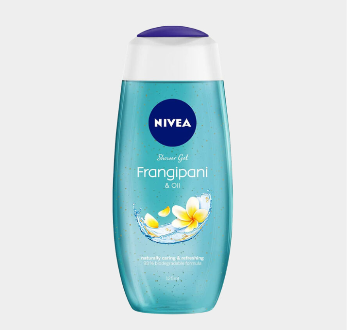 Nivea Women Shower Gel, Frangipani & Oil Body Wash 125ml