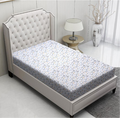 Home Beautiful White Microfiber Single Bedsheet With Pillow Cover