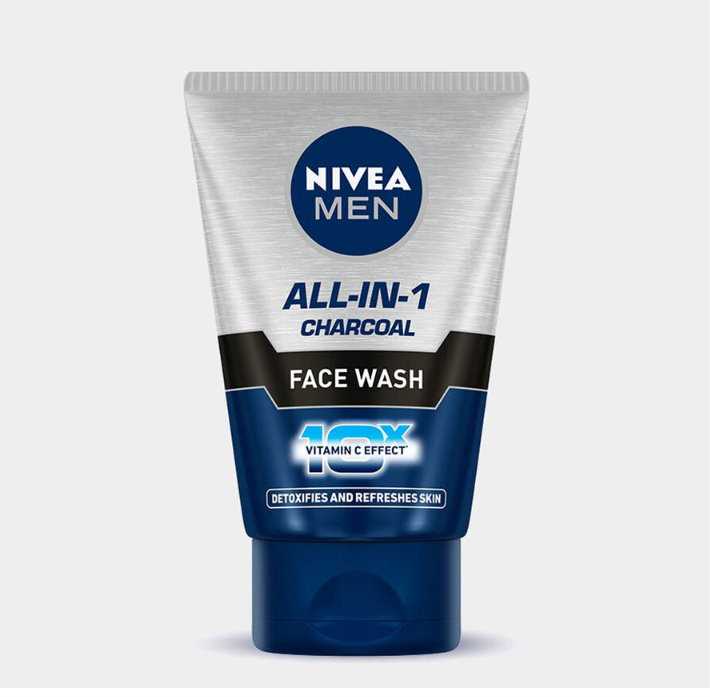 Nivea All in 1 Charcoal Face Wash For Men 50g