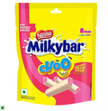 Milkybar Choo Strawberry Flavour White Chocolate Mini Bars, 80 g (8x10 g)