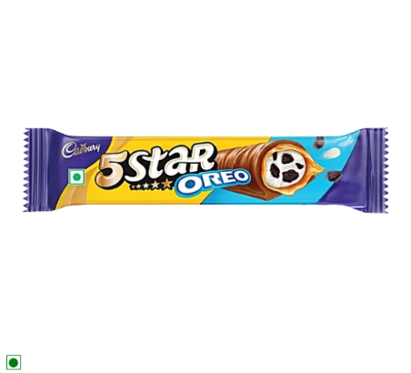 Cadbury 5 Star Oreo Centre Filled Chocolate Bar, 40 g