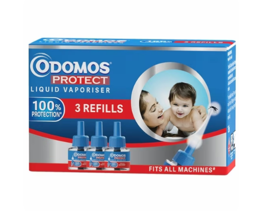 Odomos Protect Liquid Vaporiser Refill 45 ml (Pack of 3)