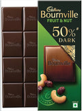 Cadbury Bournville Fruit & Nut 50% Dark Chocolate Bar, 75 Gm
