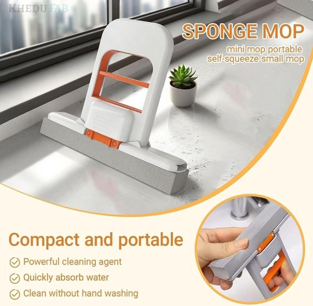 Mini Foldable Sponge Mop | Effortless Everyday Cleaning