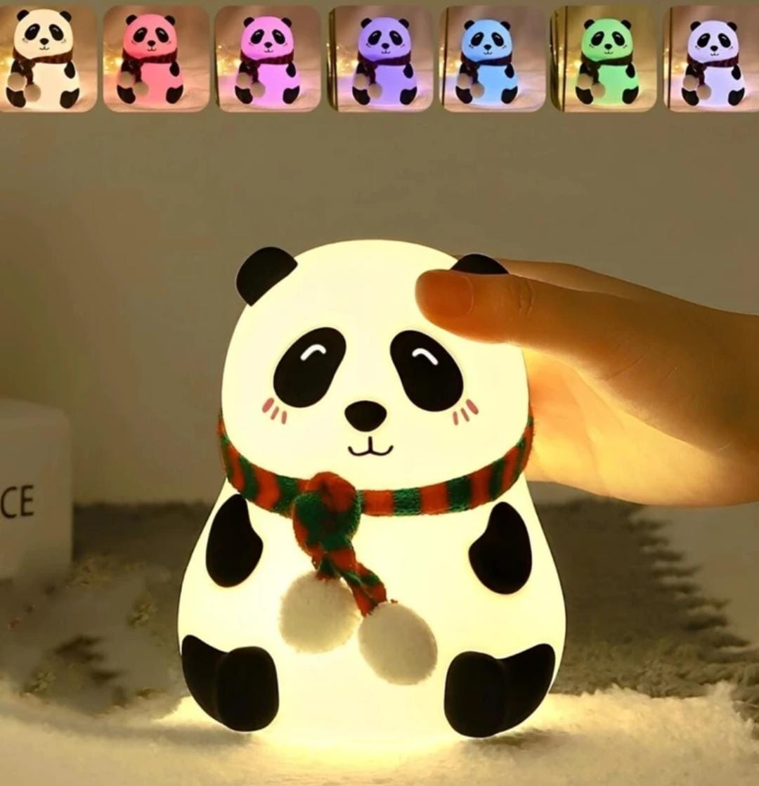 Panda Silicone Night Light, Color Changing Cute Lamp (Free Delivery 🚚)