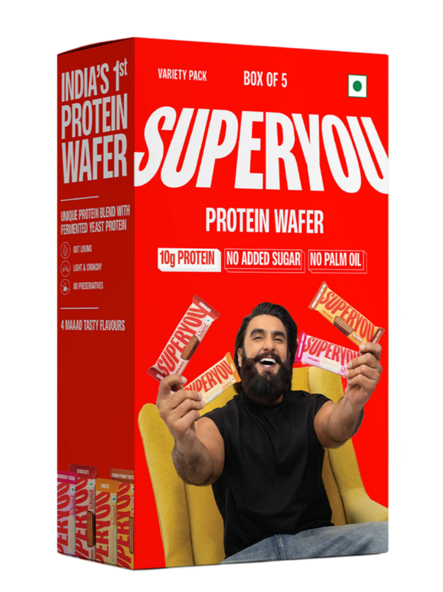 Assorted Protein Wafer Bars (pack Of 5x40gm) (DELIVERY IN 3-8 DAYS)