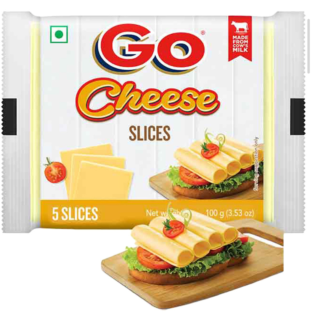 Go Cheese Slices 100 g (Pack)