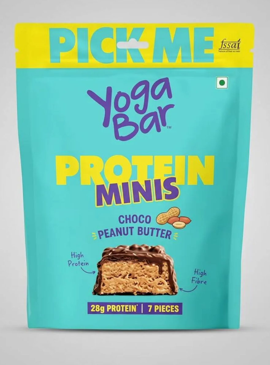 Protein Minis, Choco Peanut Butter Flavour, 7 Pieces, 4g Protein Each, High Fibre (DELIVERY IN 3-8 DAYS)