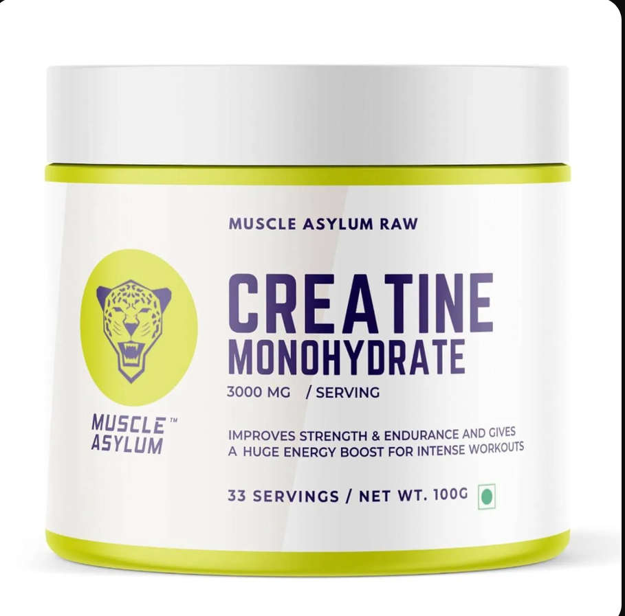 Pure Micronized Creatine Monohydrate |100g, 33 Servings | Unflavoured (DELIVERY IN 3-8 DAYS)