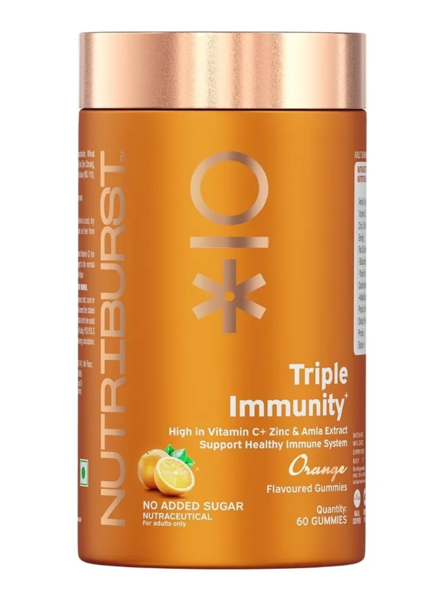 Nutriburst Triple Immunity Gummies - 60 Gummy (DELIVERY IN 3-8 DAYS)